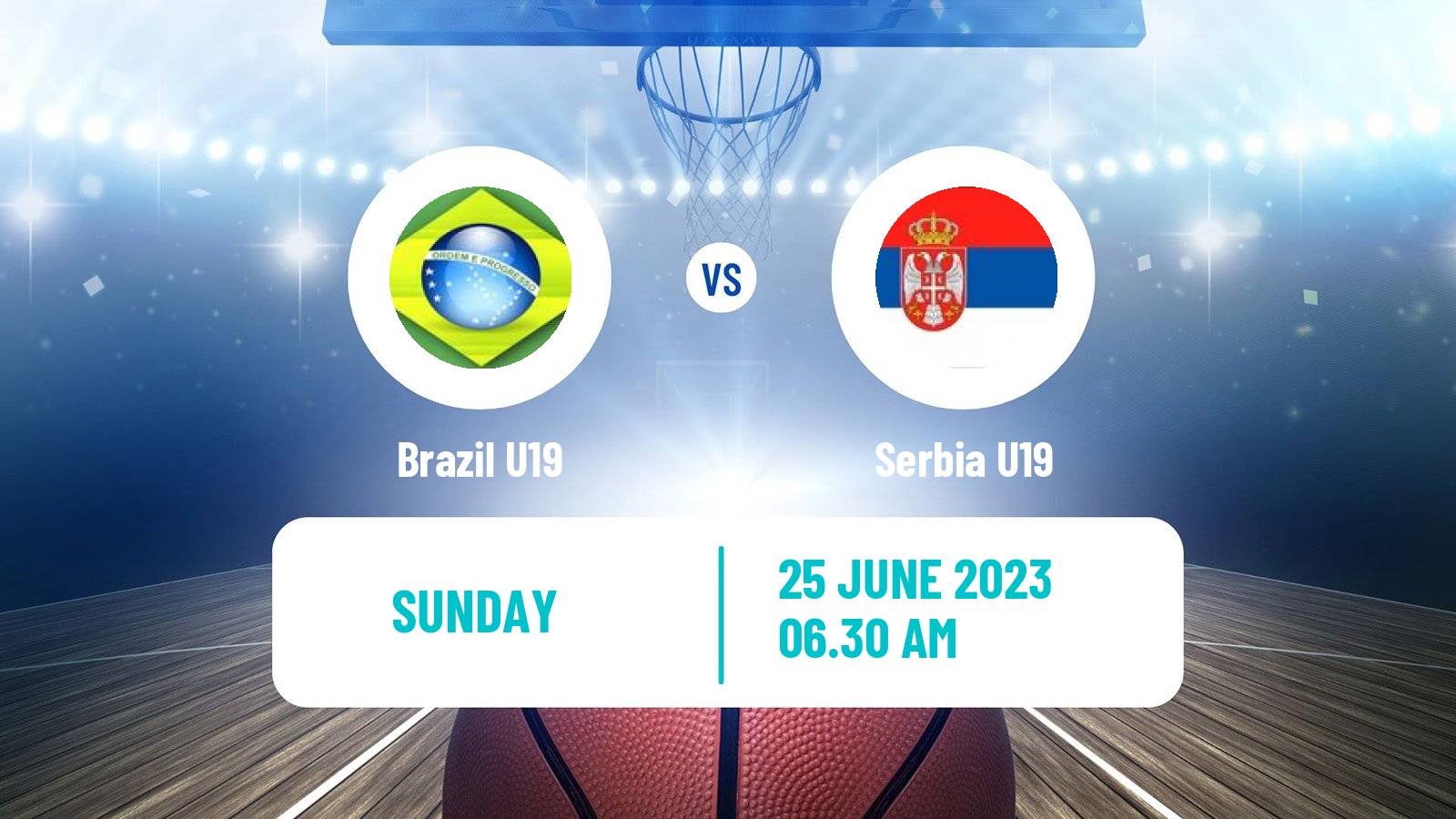 Basketball World Championship U19 Basketball Brazil U19 - Serbia U19