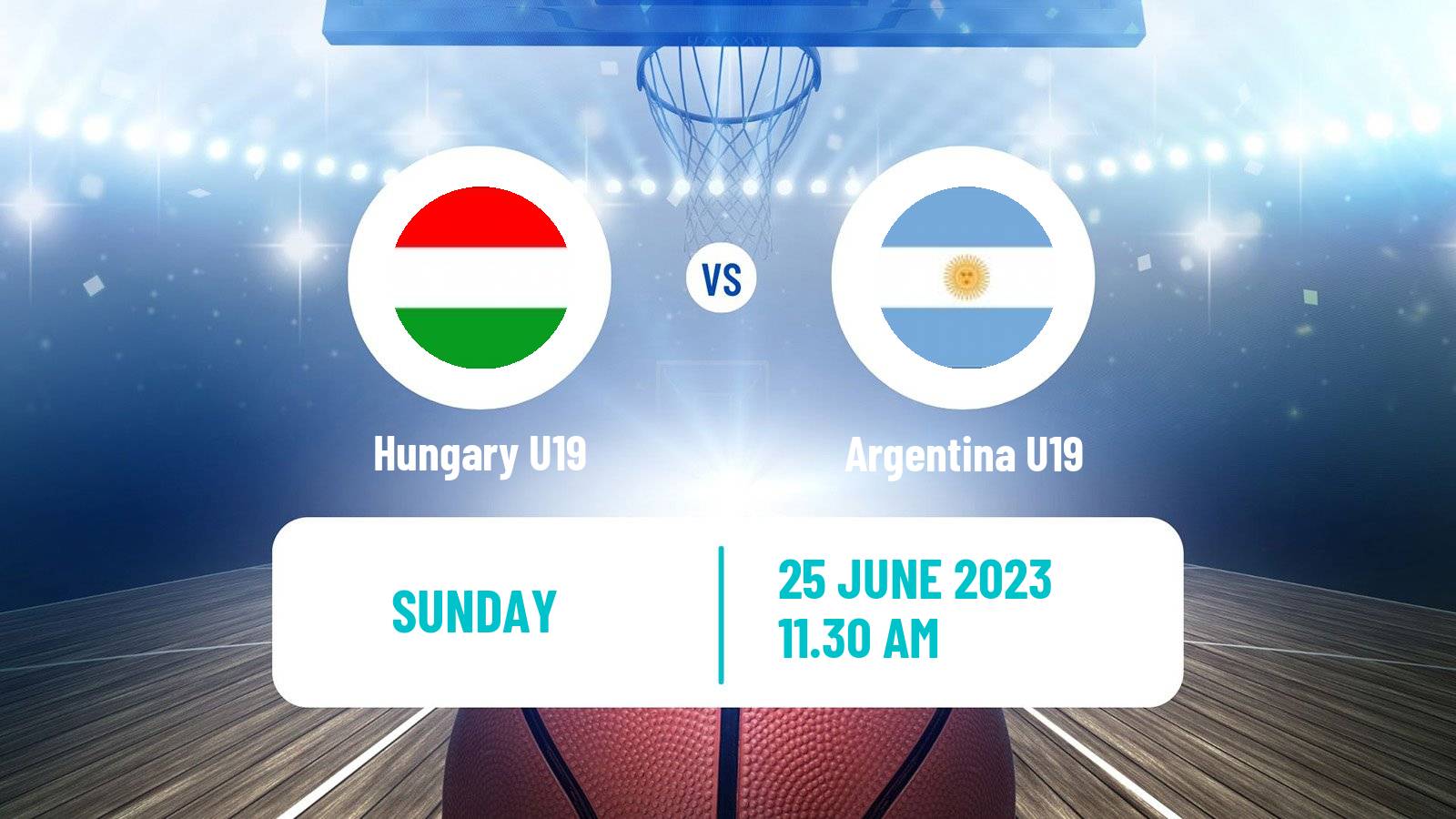 Basketball World Championship U19 Basketball Hungary U19 - Argentina U19