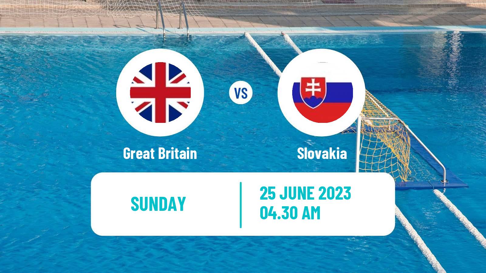 Water polo European Championship Water Polo Great Britain - Slovakia