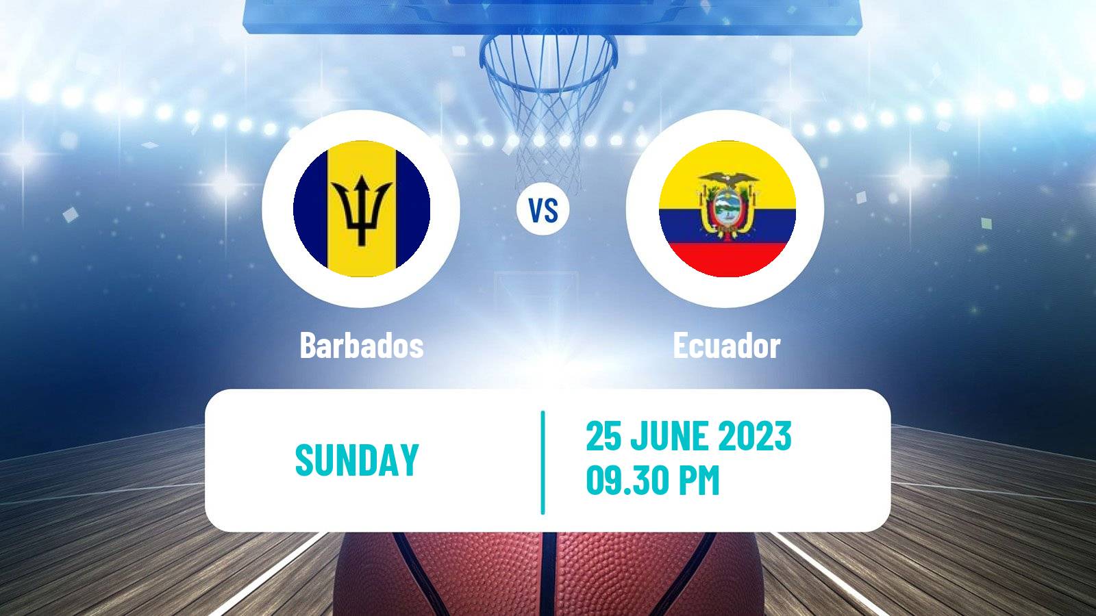 Basketball AmeriCup Basketball Barbados - Ecuador