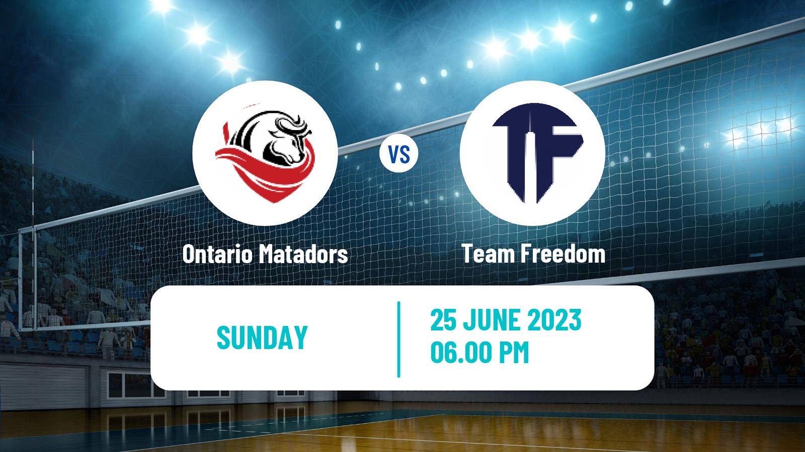 Volleyball NVA Ontario Matadors - Team Freedom