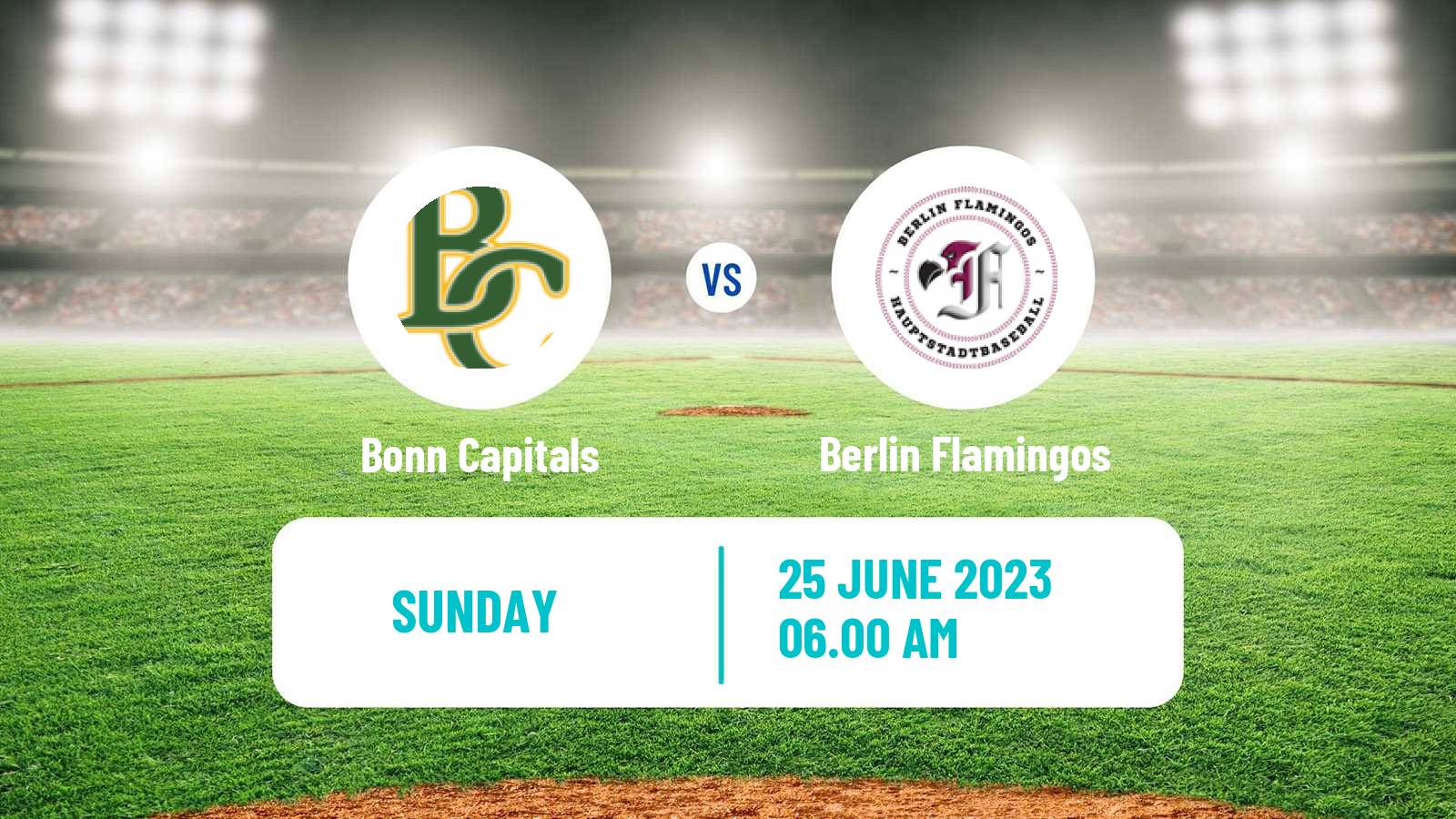 Baseball German Bundesliga North Baseball Bonn Capitals - Berlin Flamingos