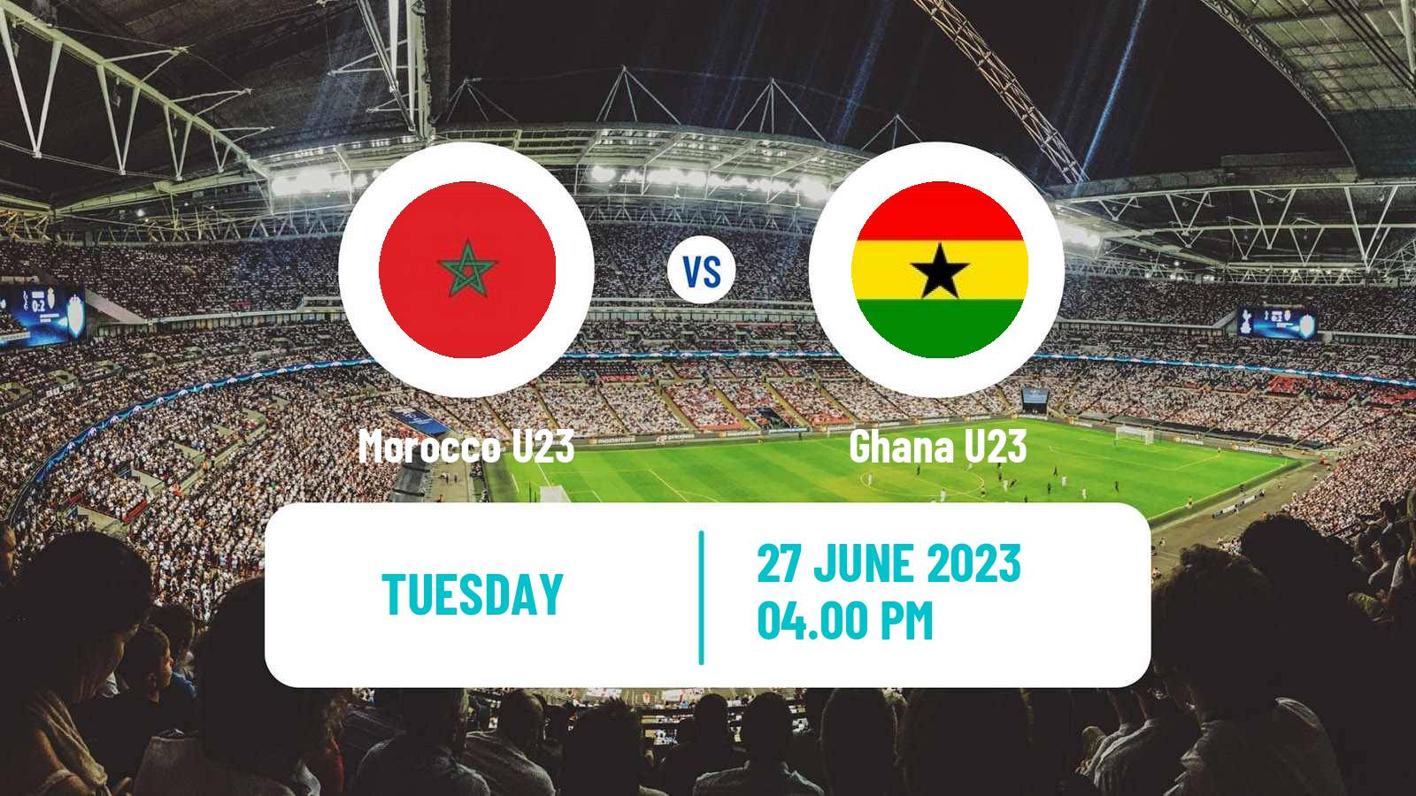 Soccer Africa Cup of Nations U23 Morocco U23 - Ghana U23