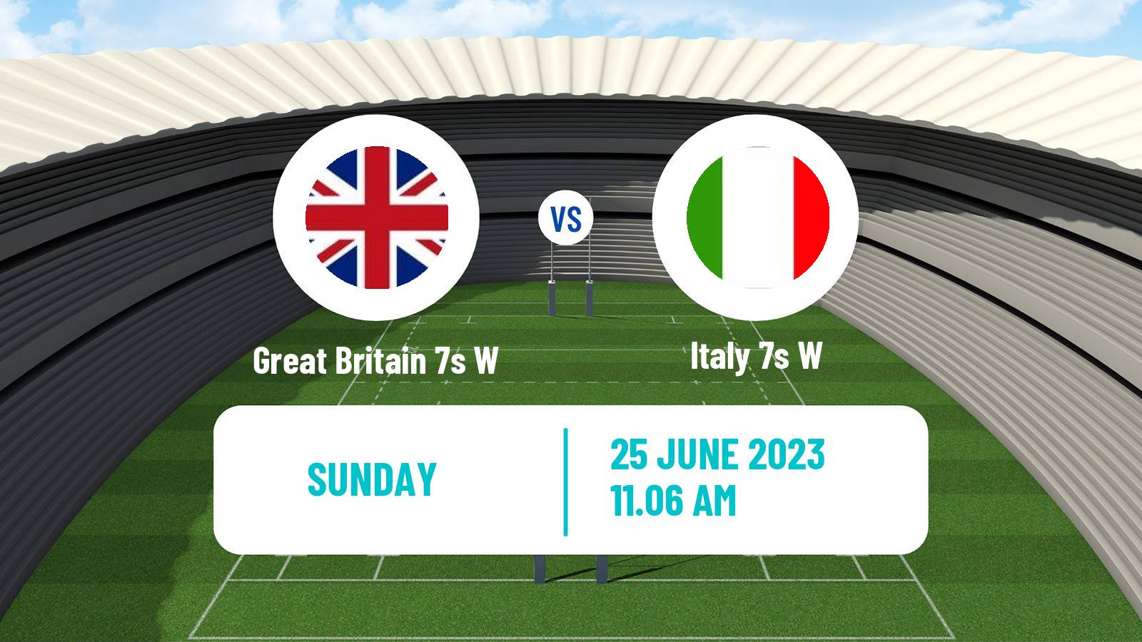 Rugby union European Games 7s Rugby Women Great Britain 7s W - Italy 7s W