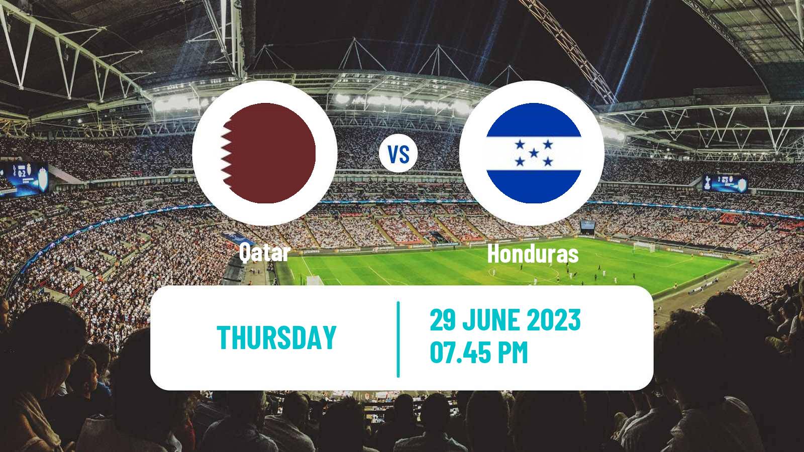 Soccer Gold Cup Qatar - Honduras