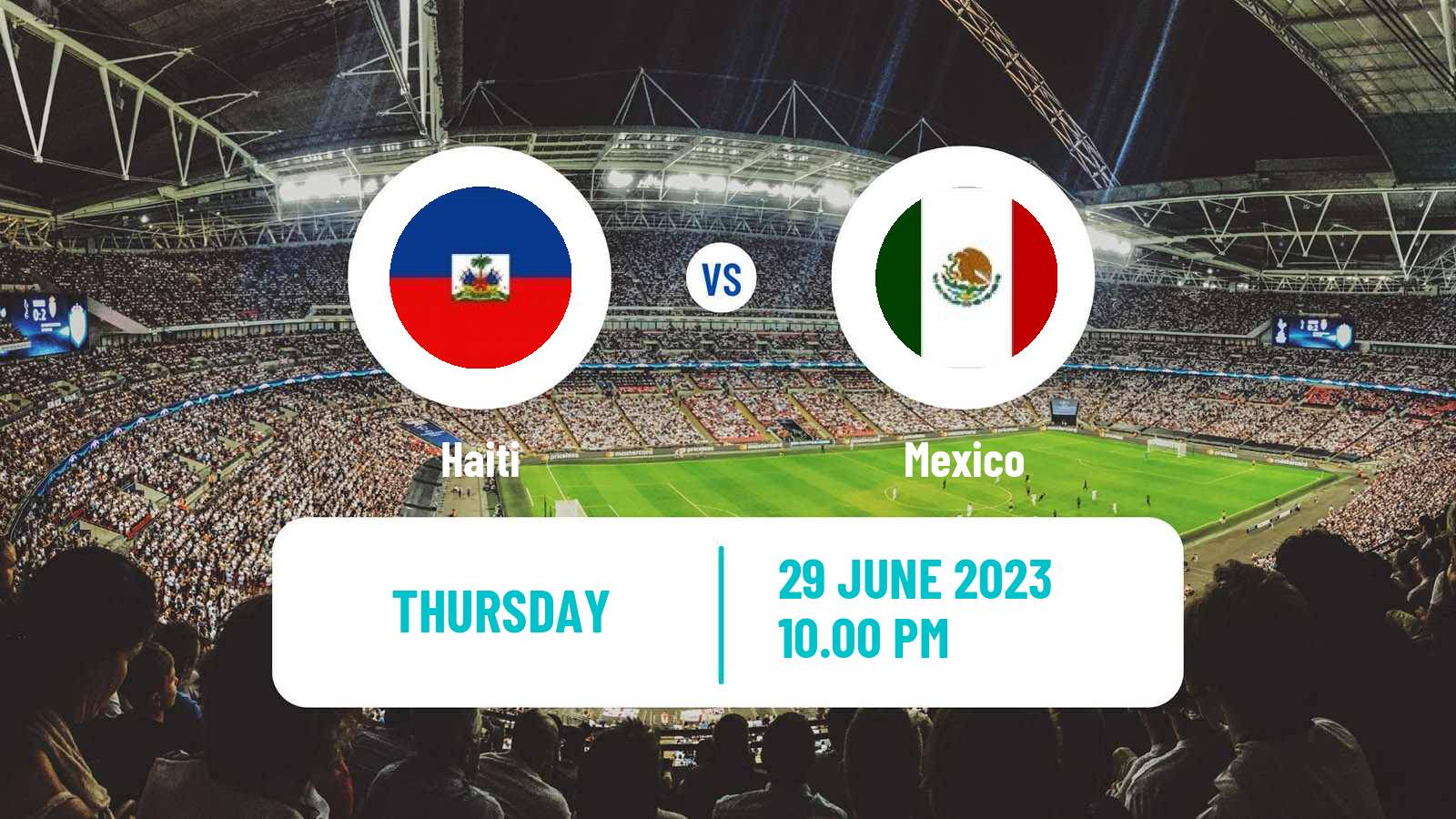 Soccer Gold Cup Haiti - Mexico