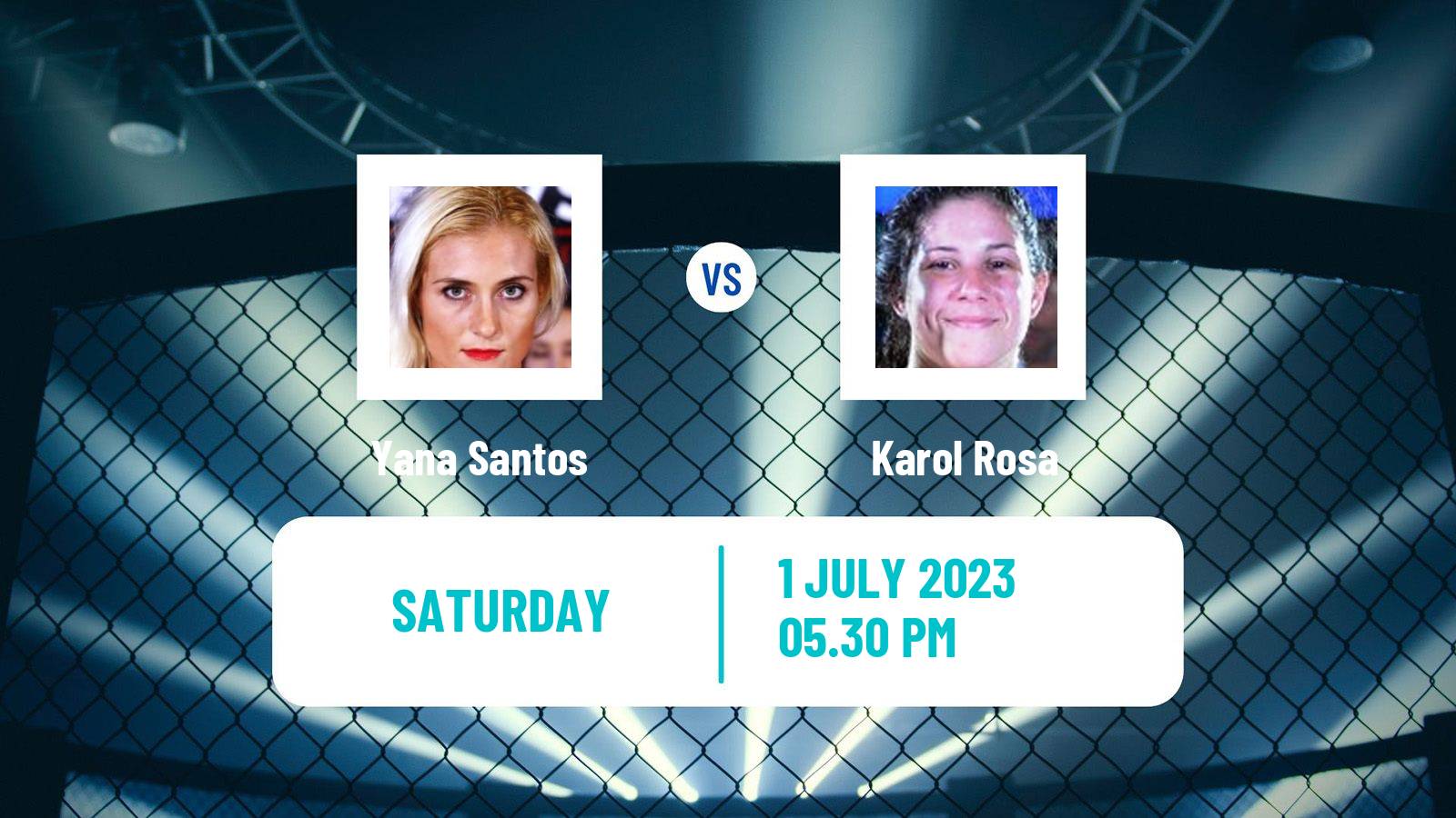 MMA Featherweight Women UFC Yana Santos - Karol Rosa