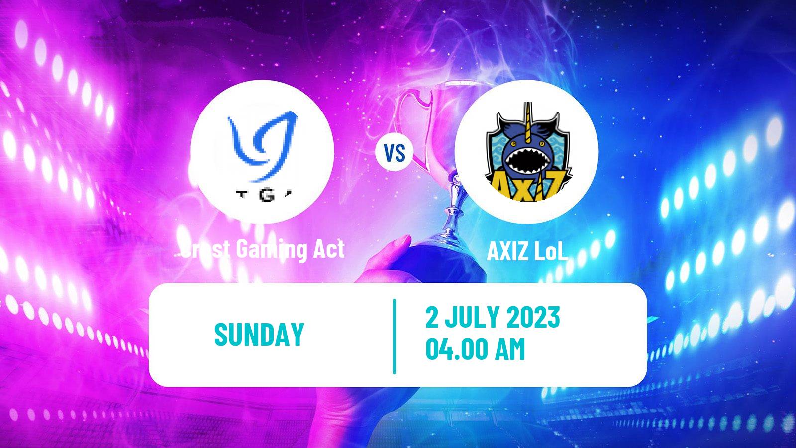 Esports League Of Legends Ljl Crest Gaming Act - AXIZ