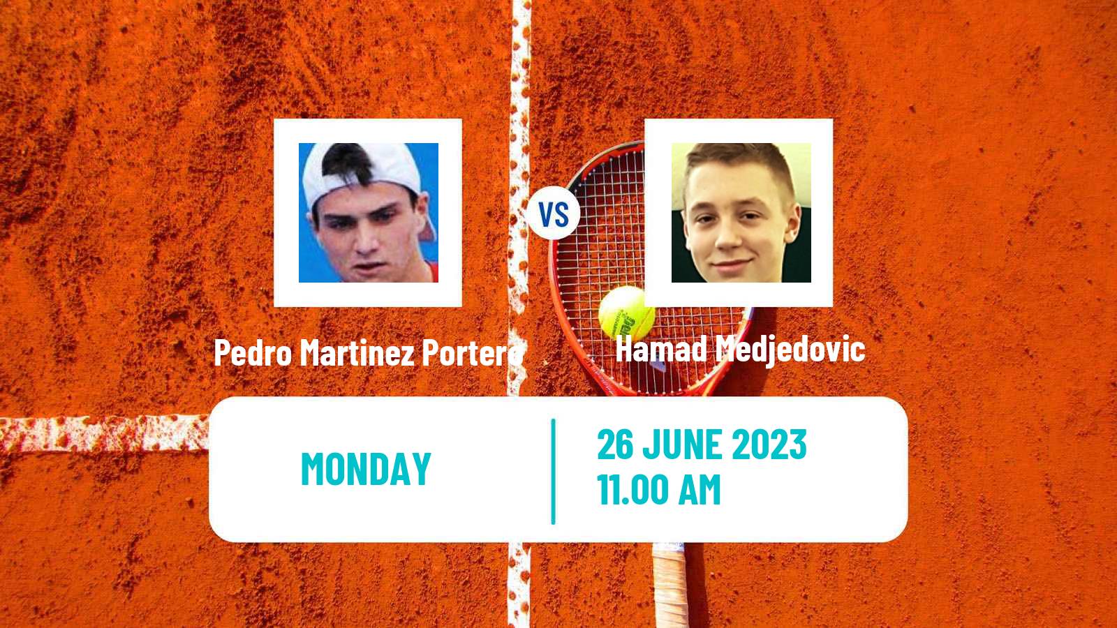 Tennis ATP Wimbledon Pedro Martinez Portero - Hamad Medjedovic