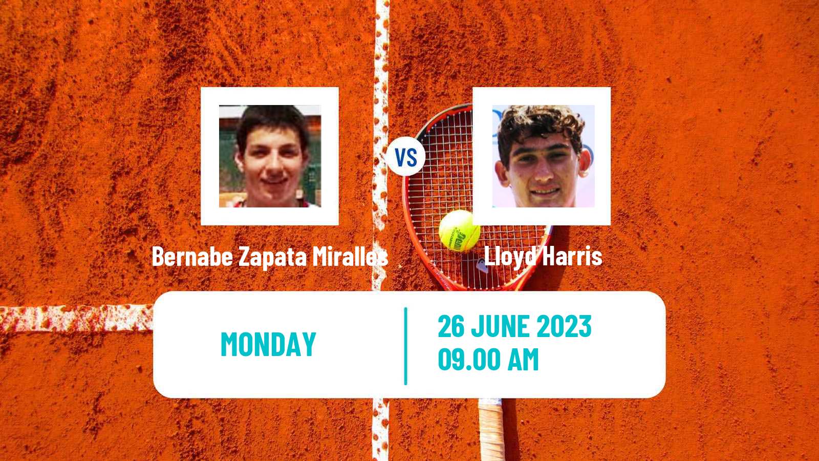 Tennis ATP Mallorca Bernabe Zapata Miralles - Lloyd Harris