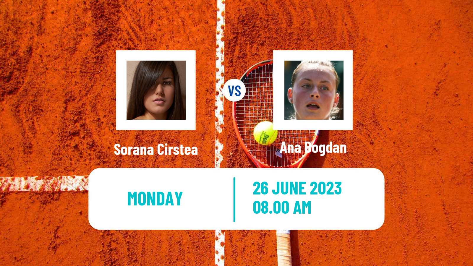 Tennis WTA Eastbourne Sorana Cirstea - Ana Bogdan