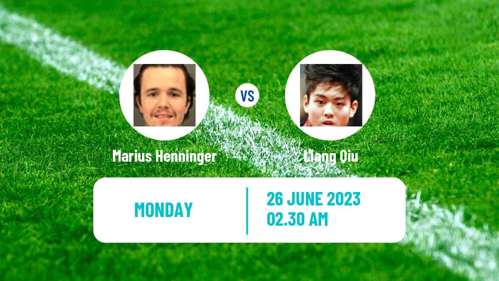 Table tennis Challenger Series Men Marius Henninger - Liang Qiu