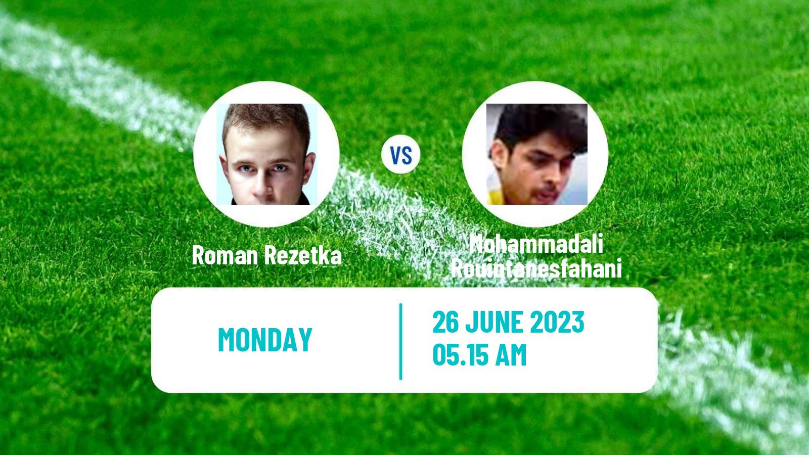 Table tennis Tt Star Series Men Roman Rezetka - Mohammadali Rouintanesfahani