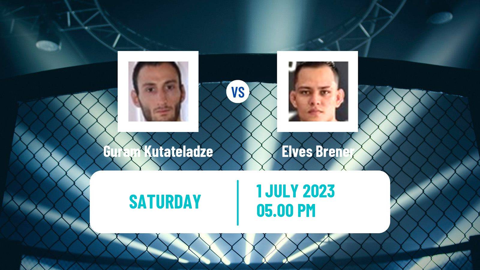 MMA Lightweight UFC Men Guram Kutateladze - Elves Brener