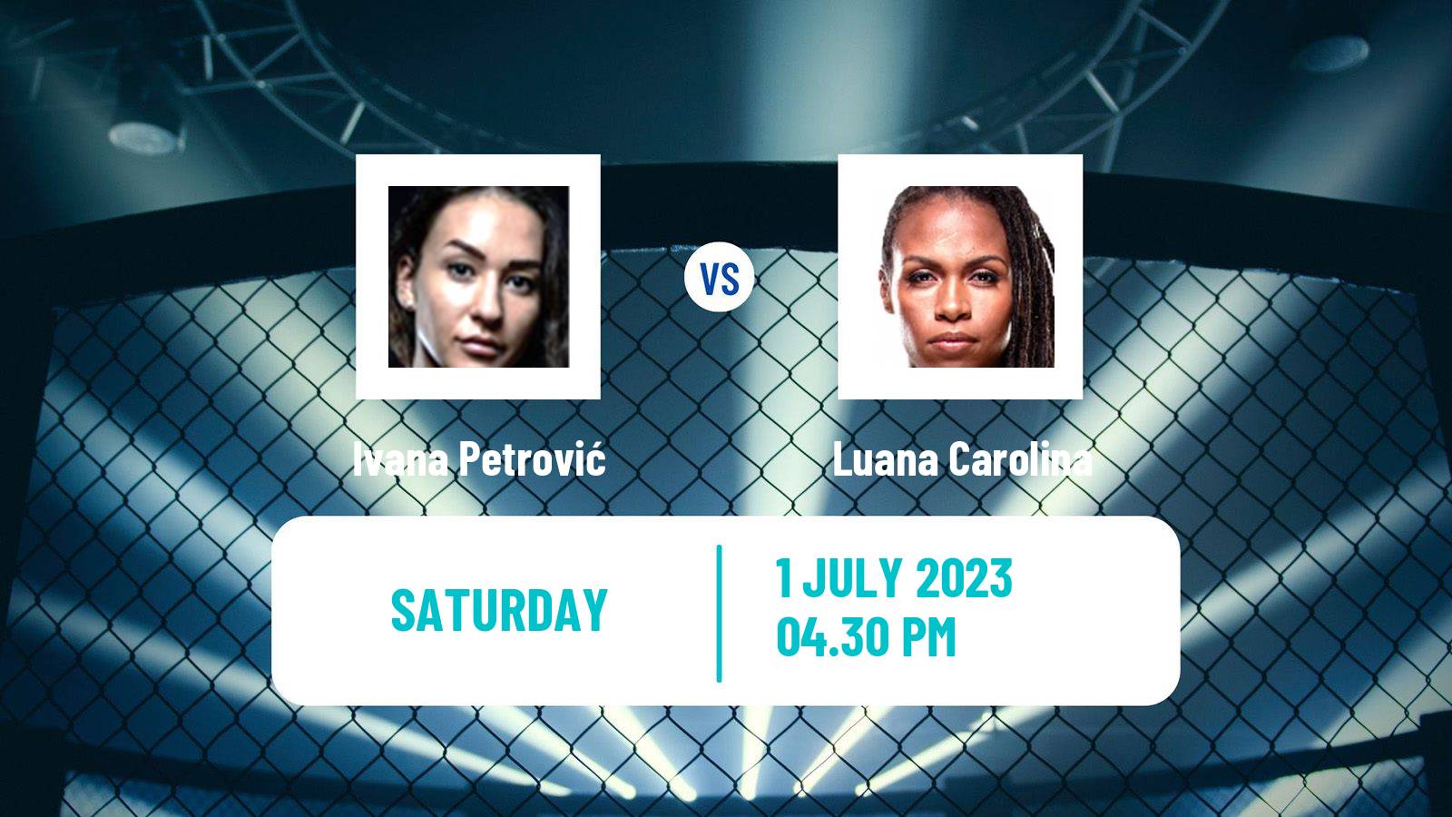 MMA Flyweight Women UFC Ivana Petrović - Luana Carolina