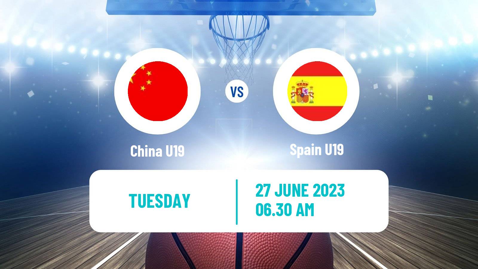 Basketball World Championship U19 Basketball China U19 - Spain U19