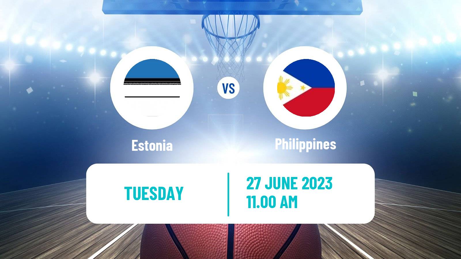 Basketball Friendly International Basketball Estonia - Philippines