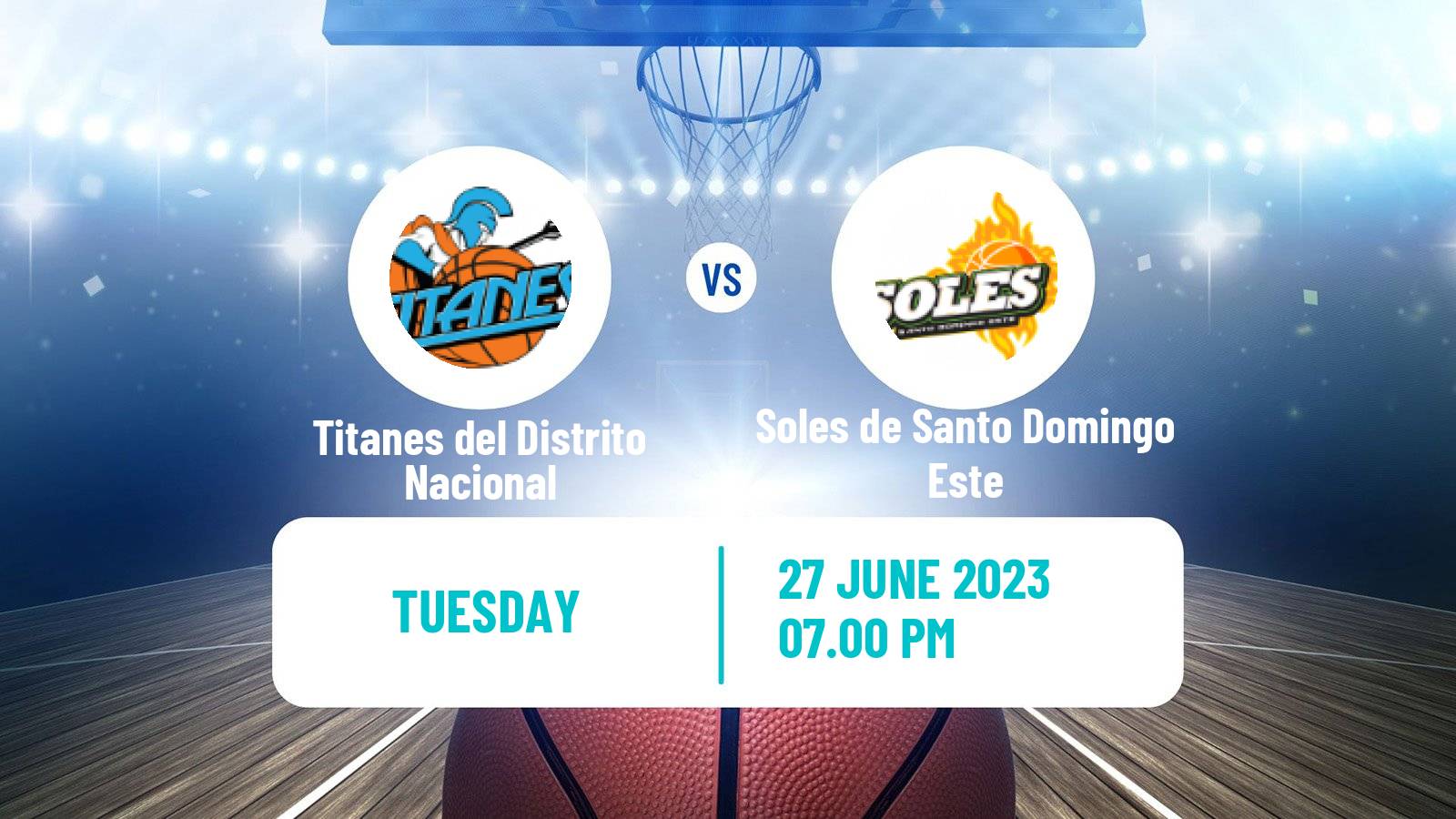 Basketball Dominican Republic LNB Basketball Titanes del Distrito Nacional - Soles de Santo Domingo Este