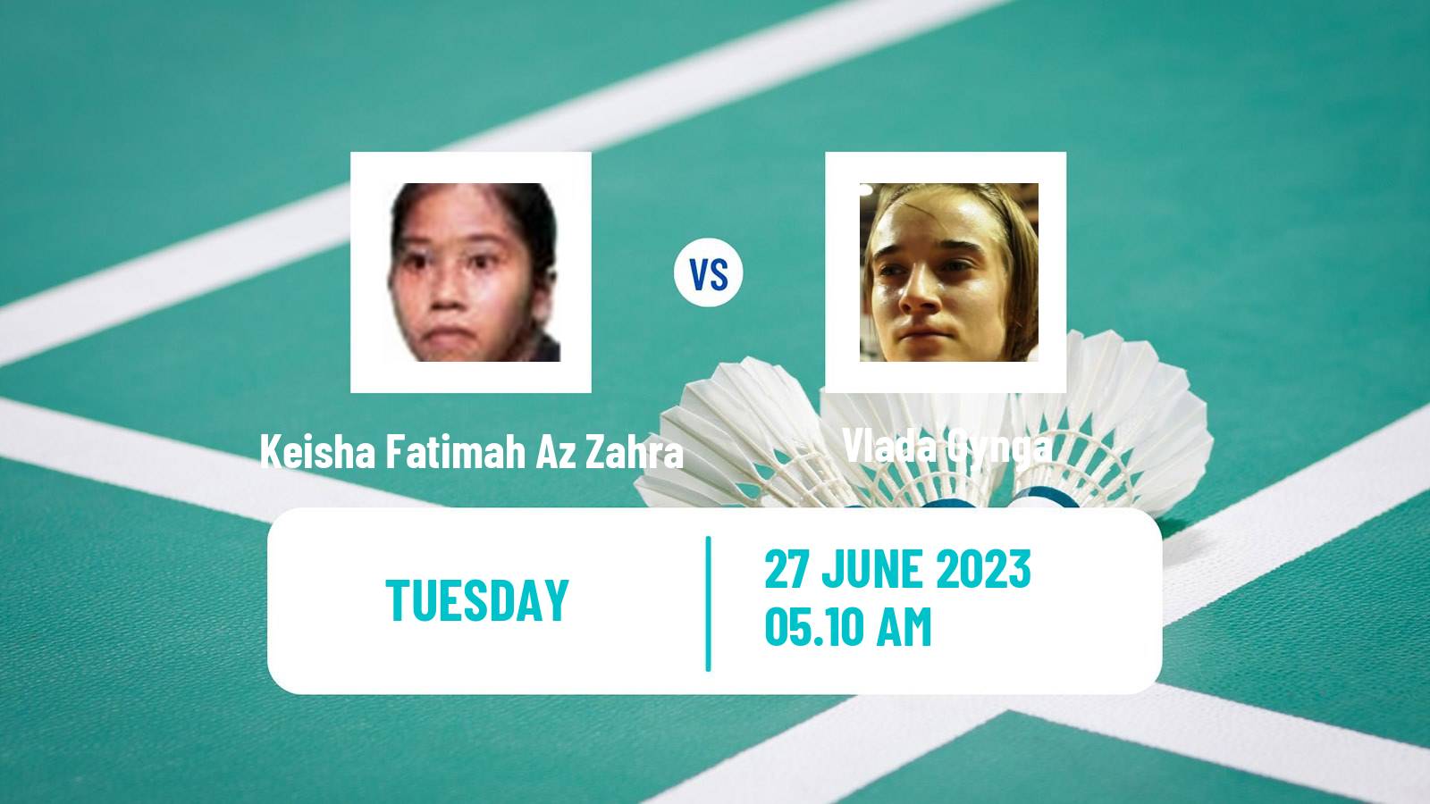 Badminton BWF European Games Women Keisha Fatimah Az Zahra - Vlada Gynga