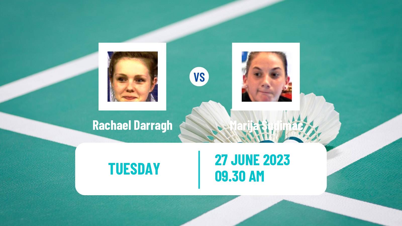 Badminton BWF European Games Women Rachael Darragh - Marija Sudimac