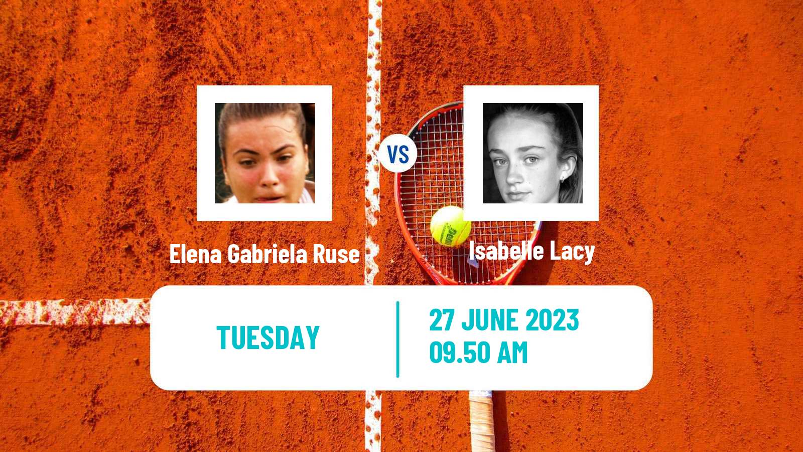 Tennis WTA Wimbledon Elena Gabriela Ruse - Isabelle Lacy