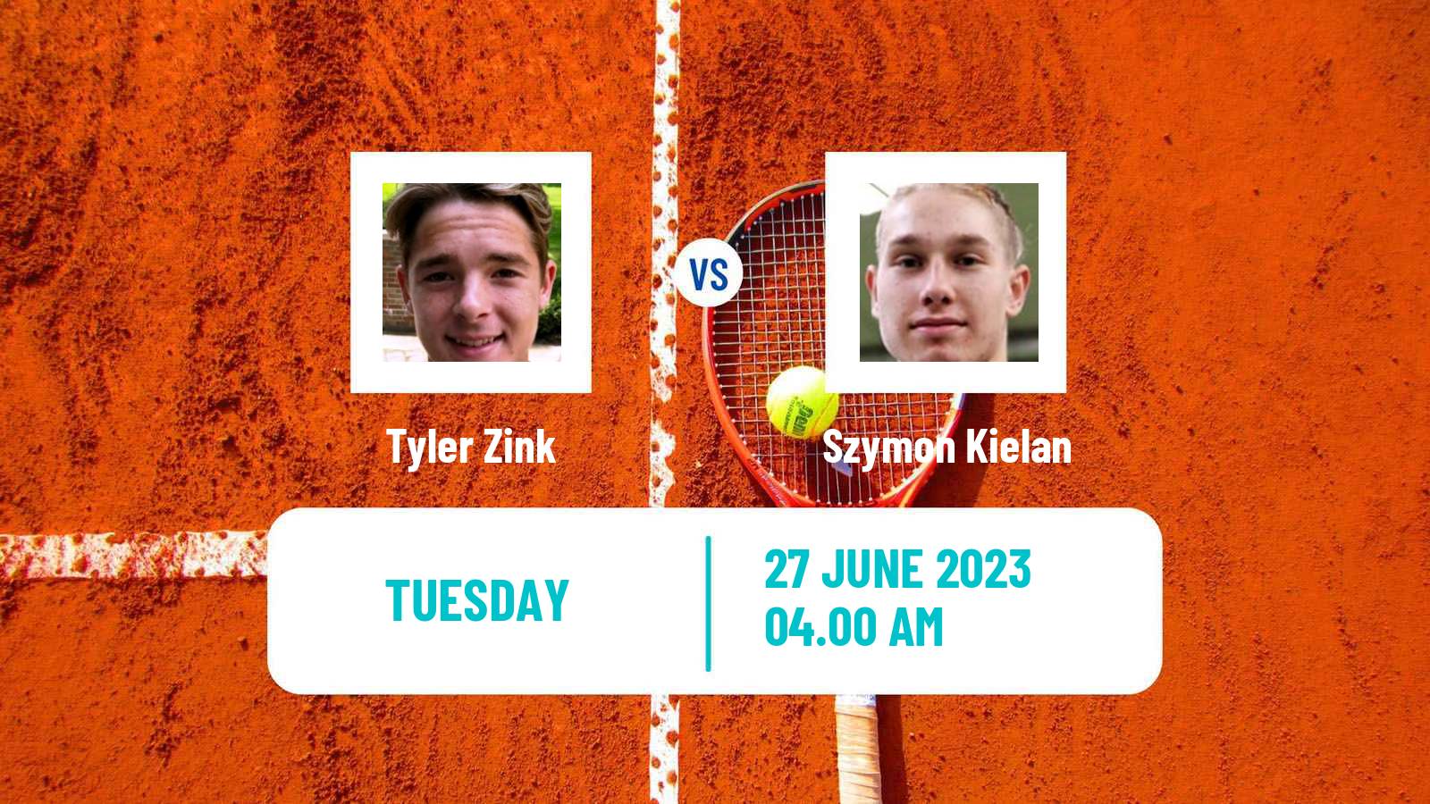 Tennis ITF M15 Wroclaw Men Tyler Zink - Szymon Kielan