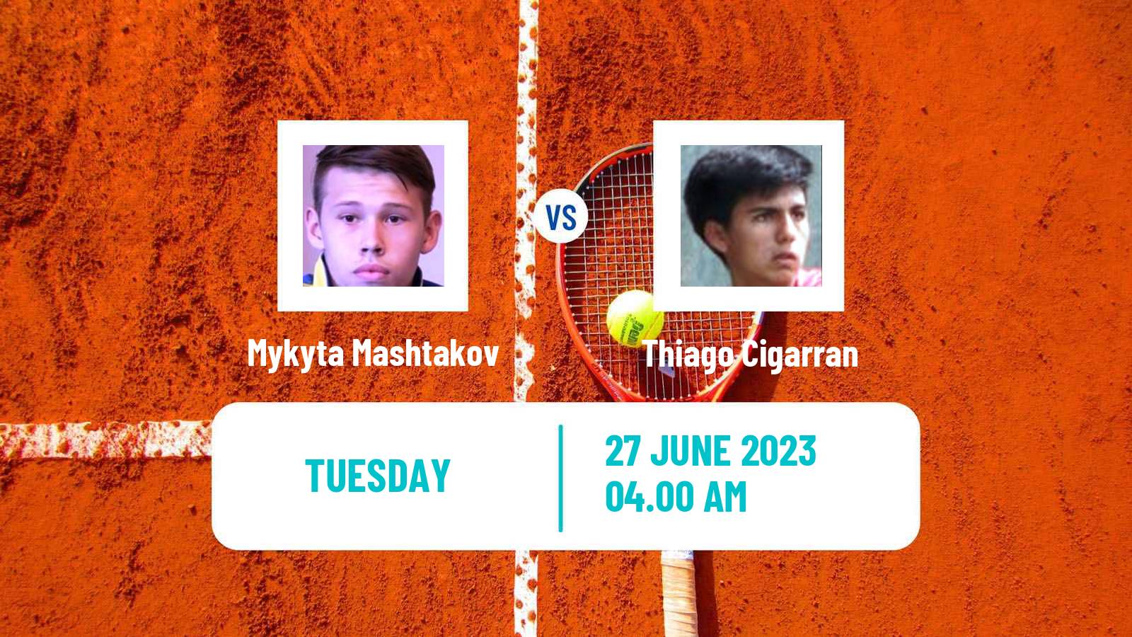 Tennis ITF M15 Wroclaw Men Mykyta Mashtakov - Thiago Cigarran