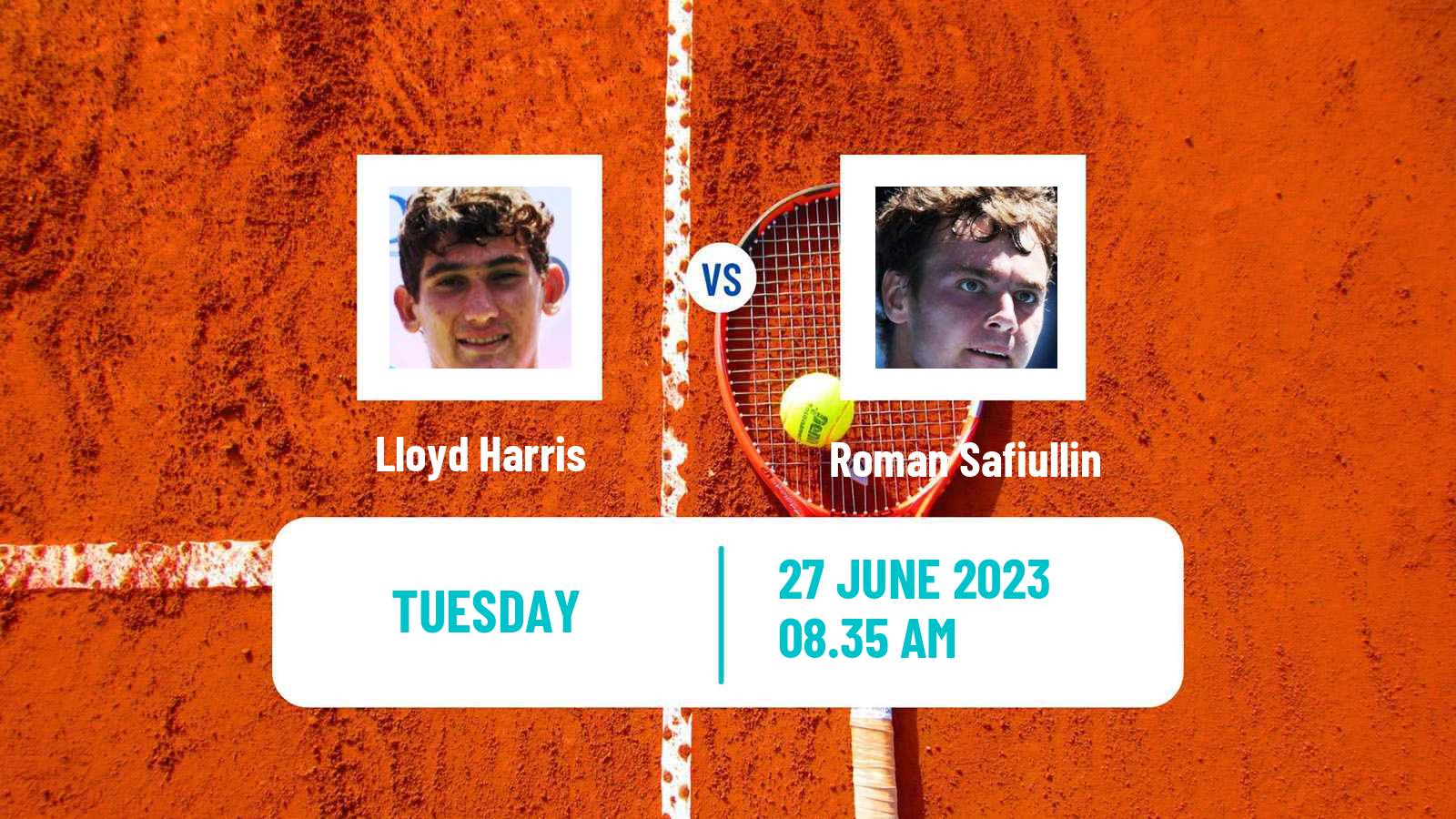Tennis ATP Mallorca Lloyd Harris - Roman Safiullin