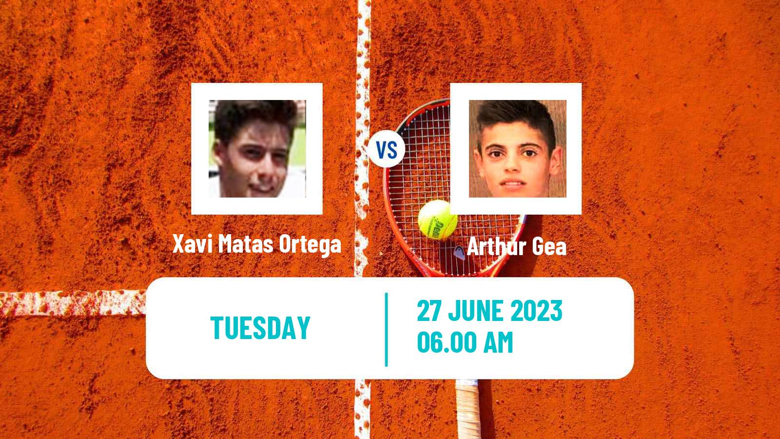 Tennis ITF M25 Bourg En Bresse Men Xavi Matas Ortega - Arthur Gea