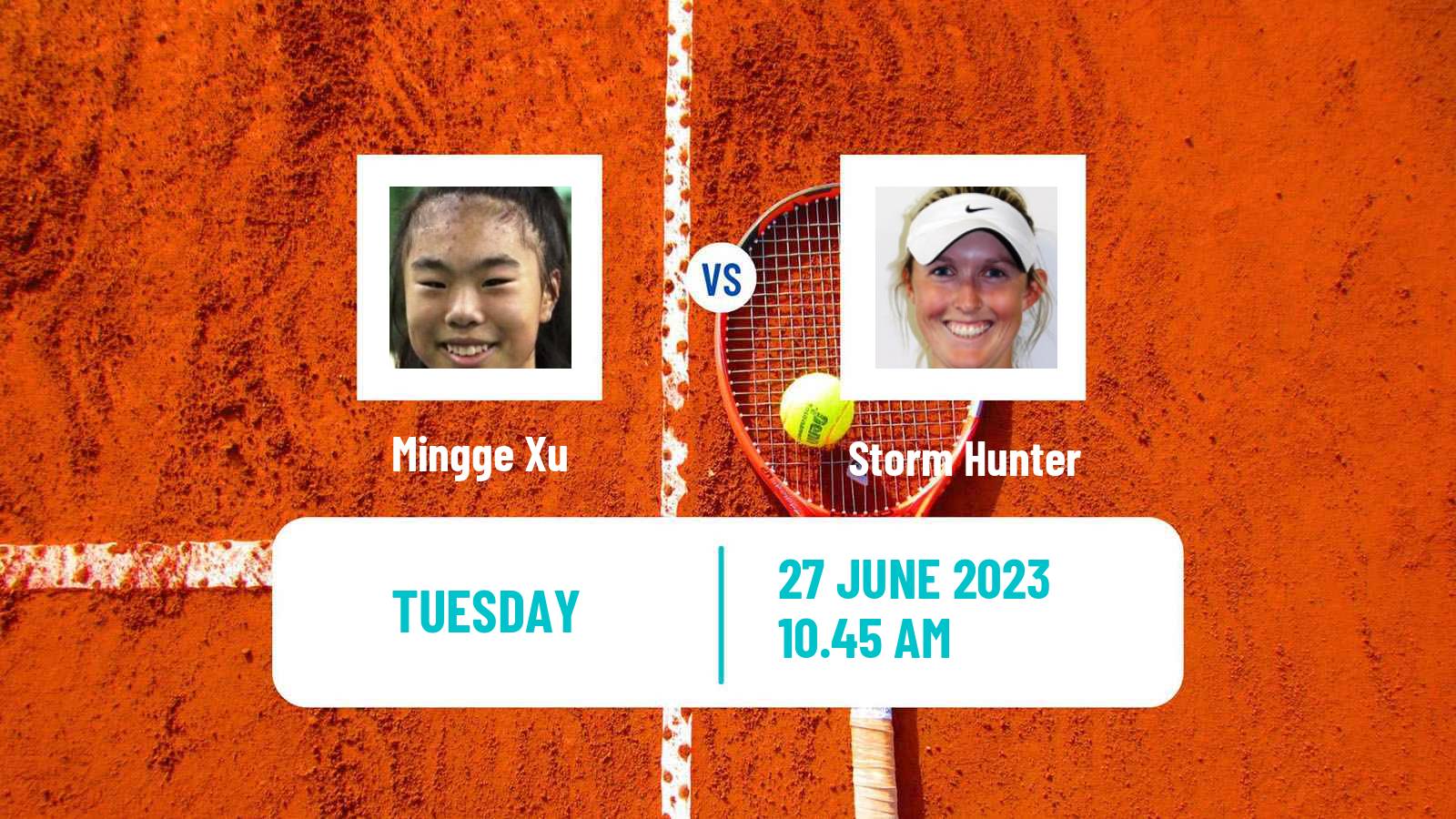 Tennis WTA Wimbledon Mingge Xu - Storm Hunter