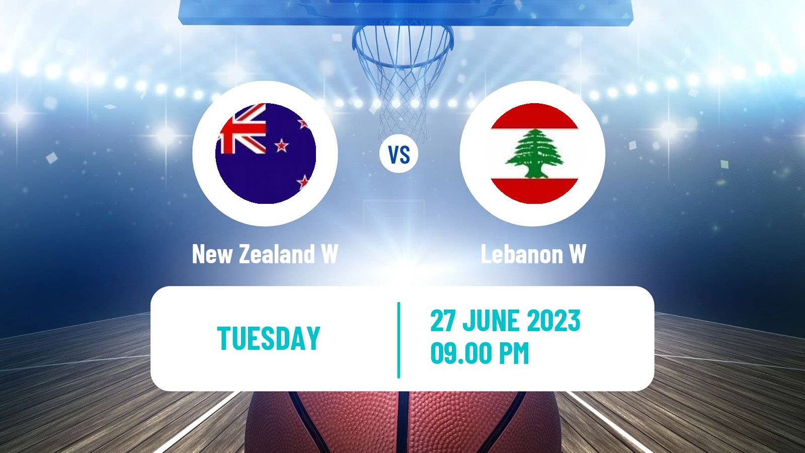 Basketball Asia Cup Basketball Women New Zealand W - Lebanon W