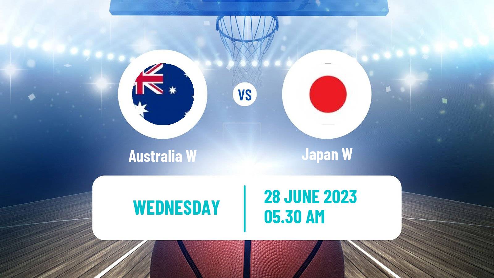 Basketball Asia Cup Basketball Women Australia W - Japan W