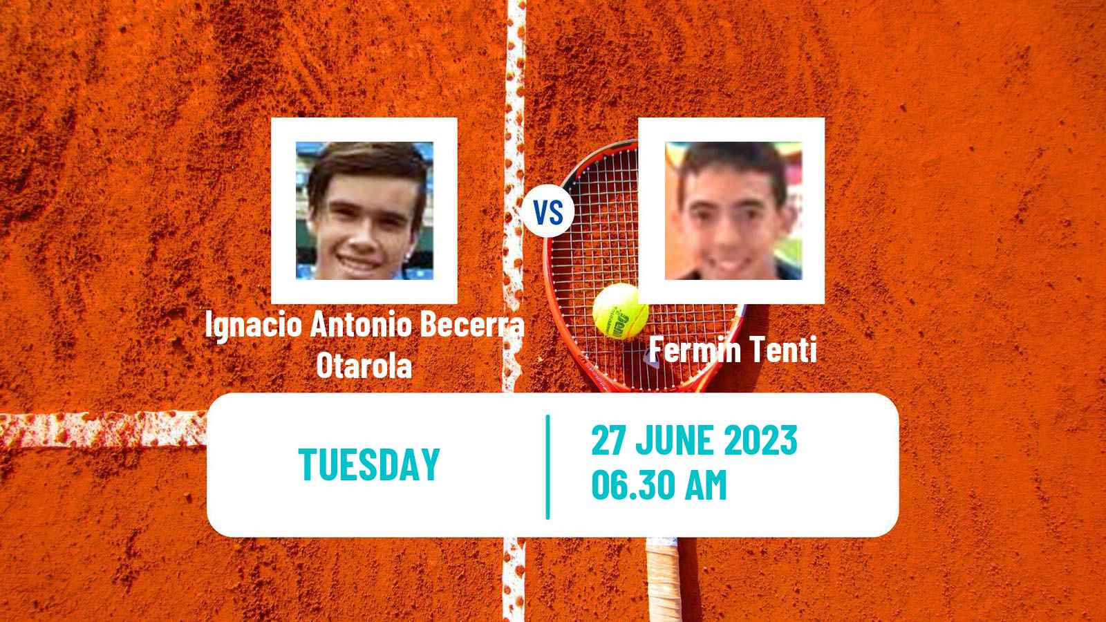 Tennis ITF M25 Rosario Santa Fe Men Ignacio Antonio Becerra Otarola - Fermin Tenti