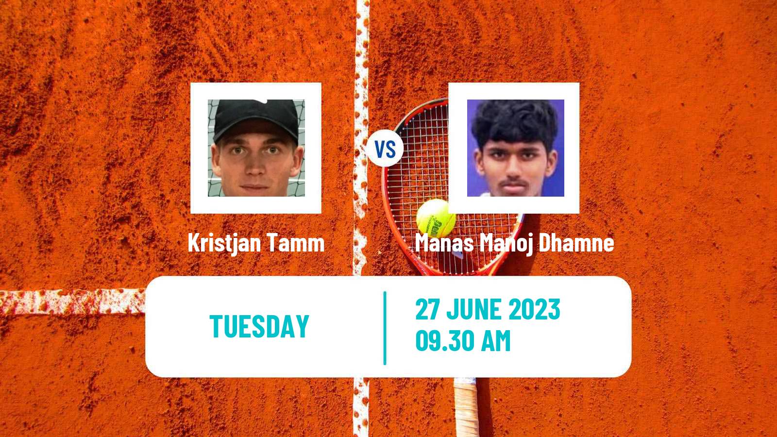 Tennis ITF M15 Casablanca 5 Men Kristjan Tamm - Manas Manoj Dhamne