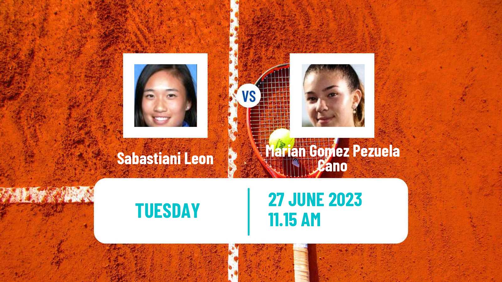 Tennis ITF W25 Santo Domingo 4 Women Sabastiani Leon - Marian Gomez Pezuela Cano