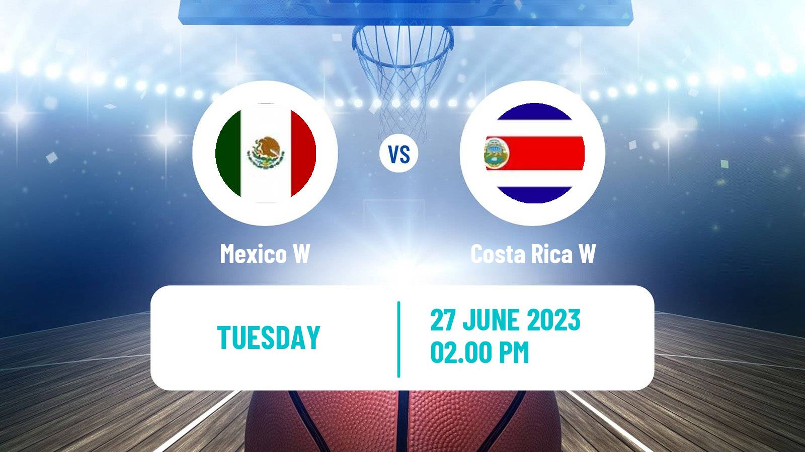 Basketball Central American and Caribbean Games Basketball Women Mexico W - Costa Rica W