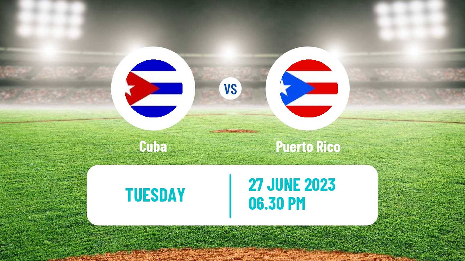 Baseball Central American and Caribbean Games Baseball Cuba - Puerto Rico