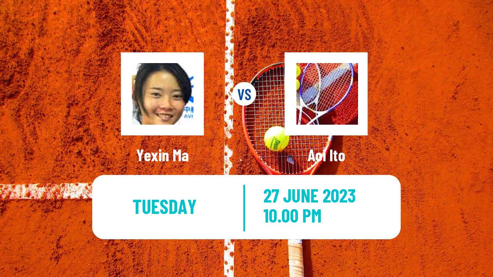 Tennis ITF W25 Hong Kong Women Yexin Ma - Aoi Ito