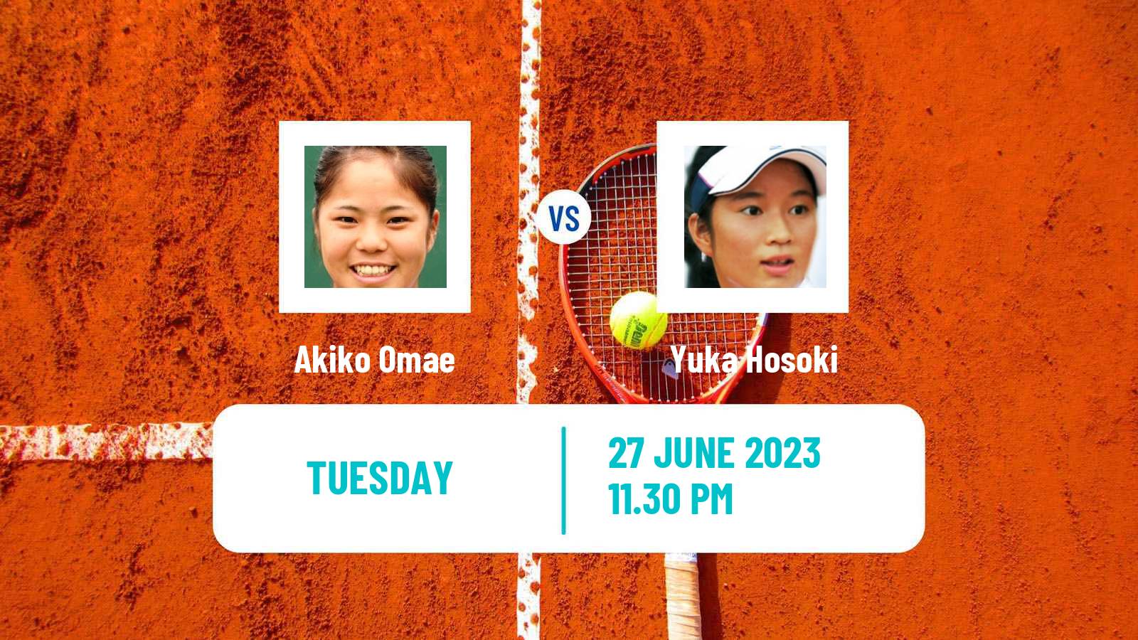 Tennis ITF W25 Hong Kong Women Akiko Omae - Yuka Hosoki