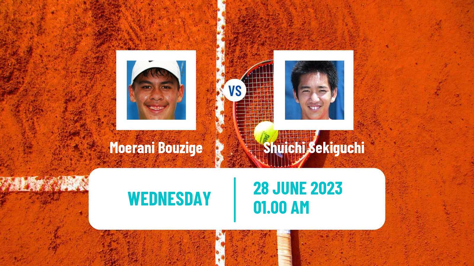 Tennis ITF M15 Jakarta 5 Men Moerani Bouzige - Shuichi Sekiguchi