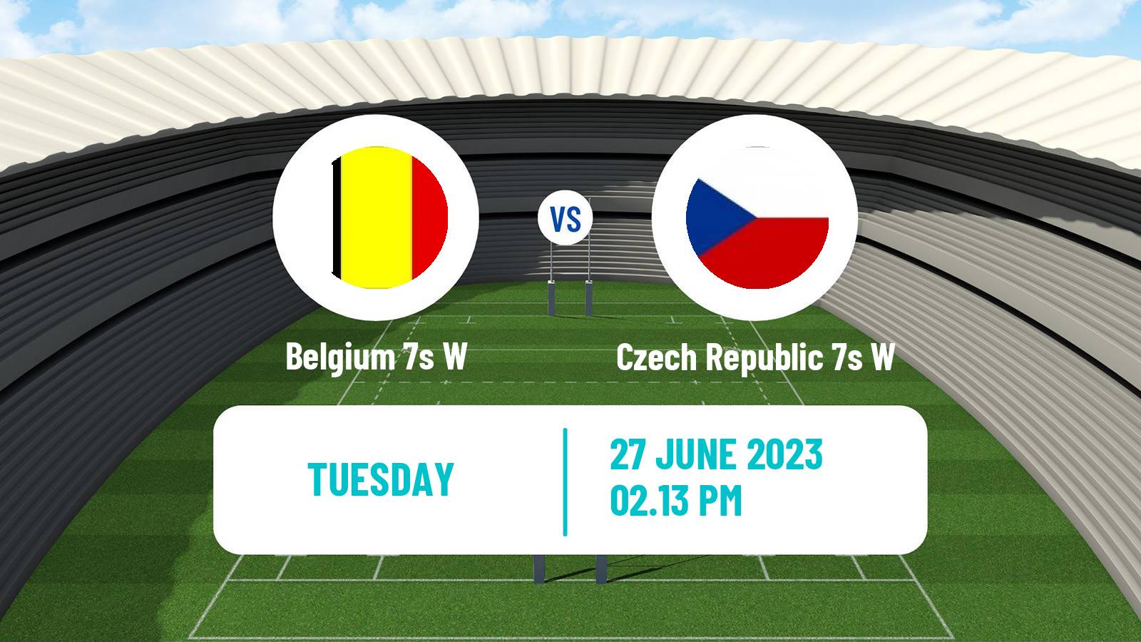 Rugby union European Games 7s Rugby Women Belgium 7s W - Czech Republic 7s W