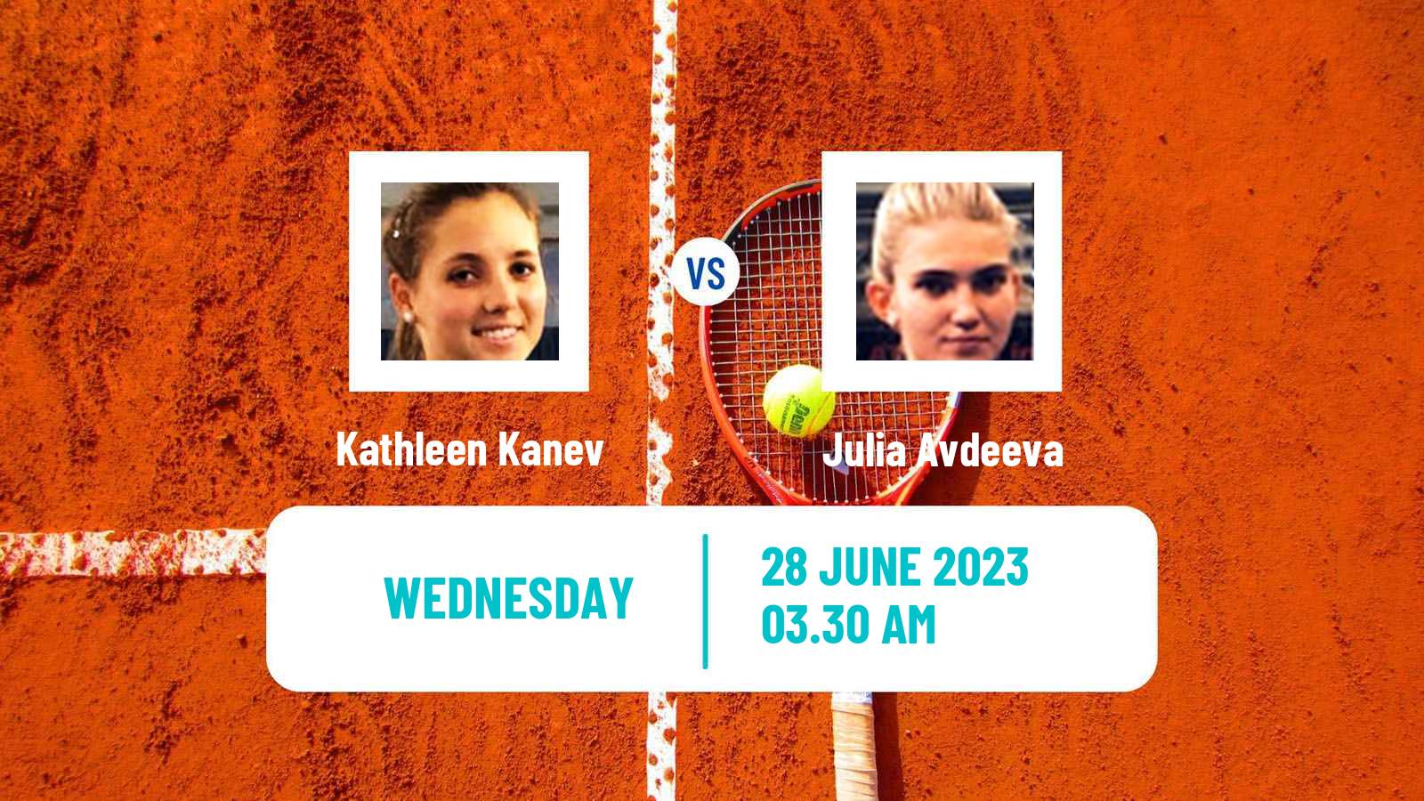 Tennis ITF W25 Prokuplje Women Kathleen Kanev - Julia Avdeeva