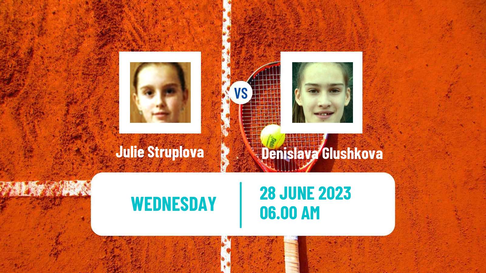 Tennis ITF W25 Prokuplje Women Julie Struplova - Denislava Glushkova