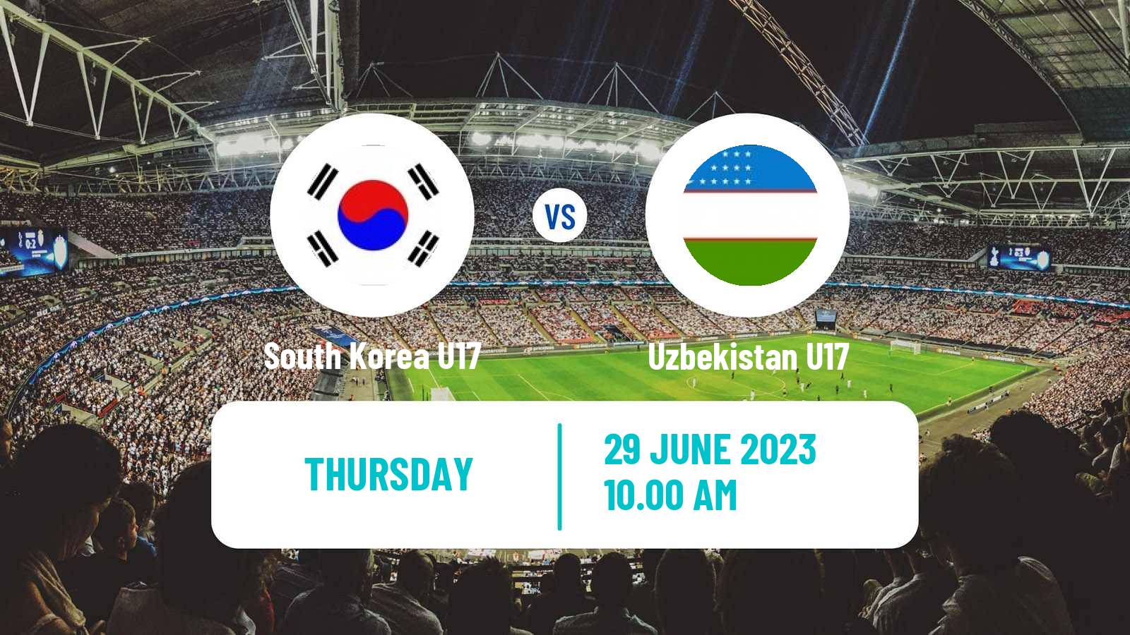 Soccer AFC Championship U17 South Korea U17 - Uzbekistan U17