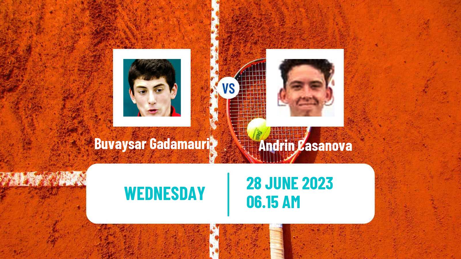 Tennis ITF M15 Celje Men Buvaysar Gadamauri - Andrin Casanova