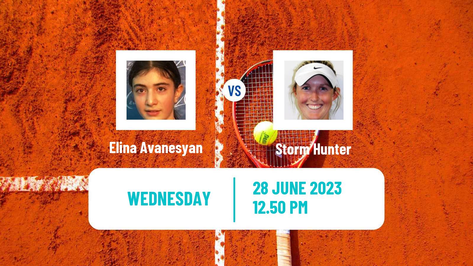 Tennis WTA Wimbledon Elina Avanesyan - Storm Hunter