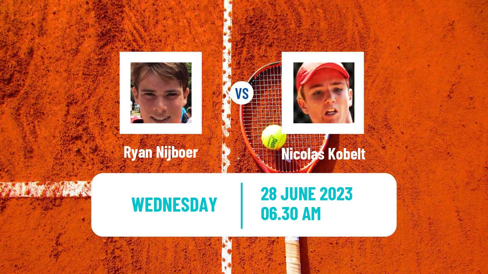 Tennis ITF M15 Alkmaar Men Ryan Nijboer - Nicolas Kobelt
