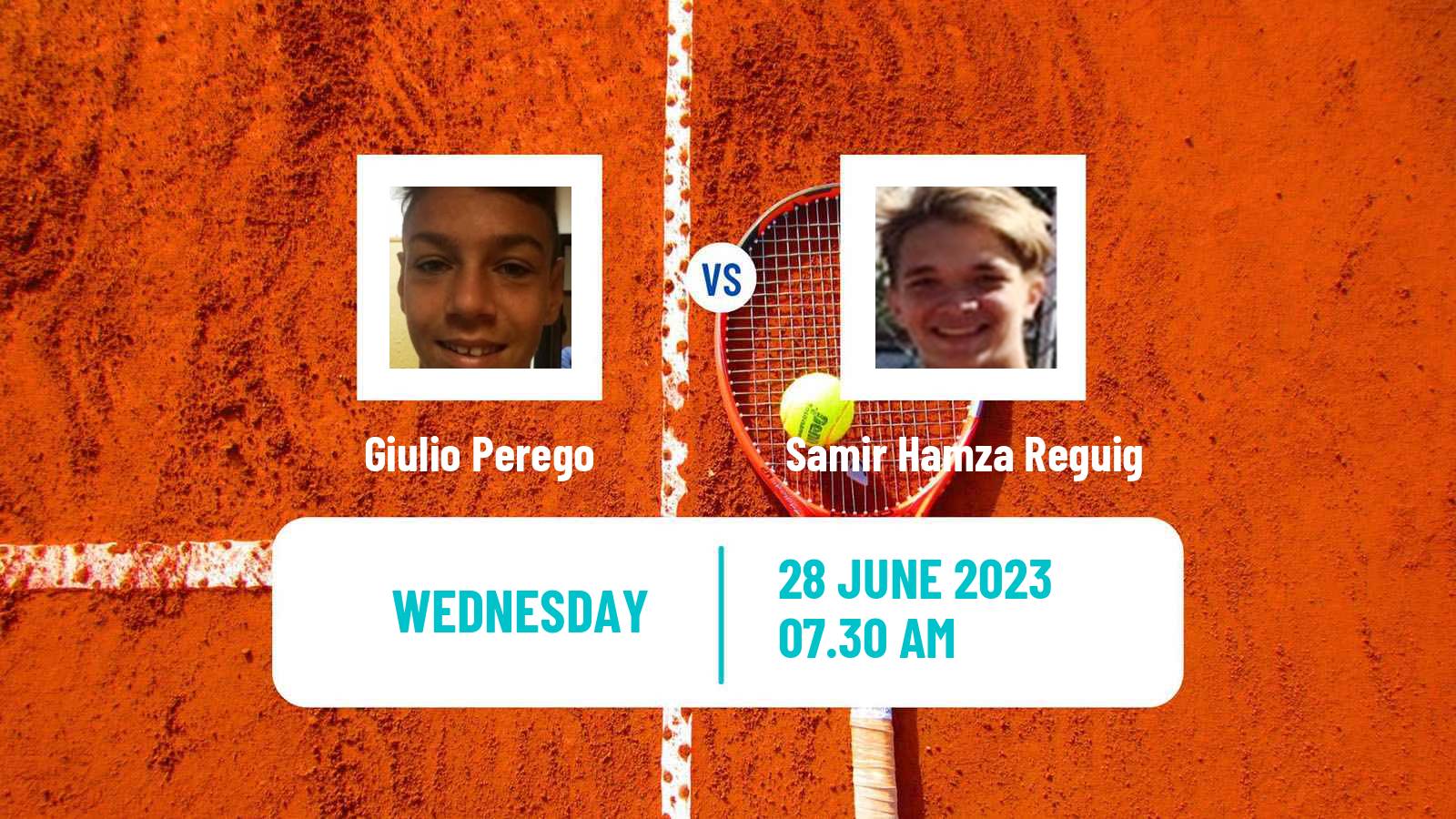 Tennis ITF M15 Monastir 26 Men Giulio Perego - Samir Hamza Reguig