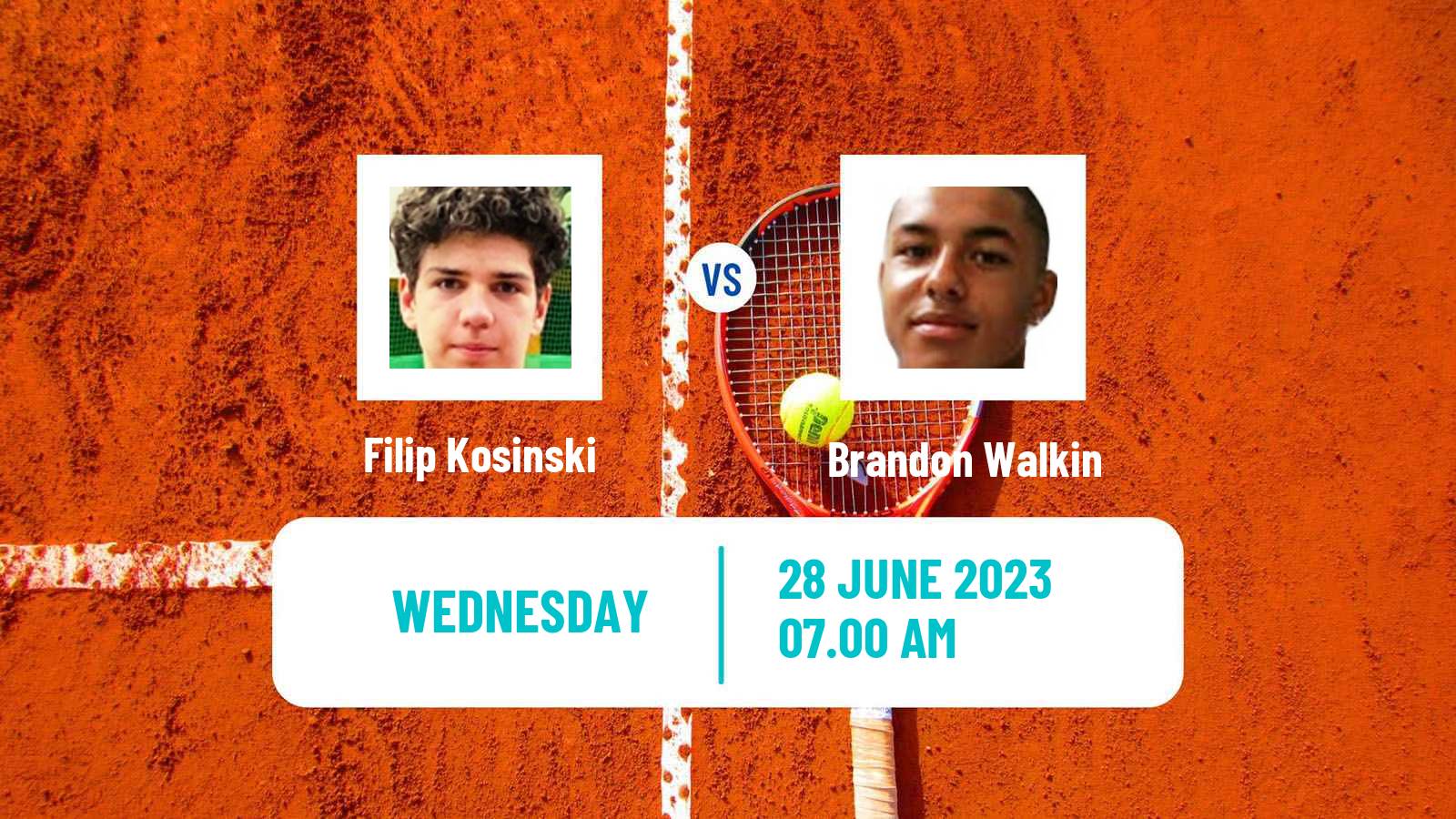 Tennis ITF M15 Wroclaw Men Filip Kosinski - Brandon Walkin