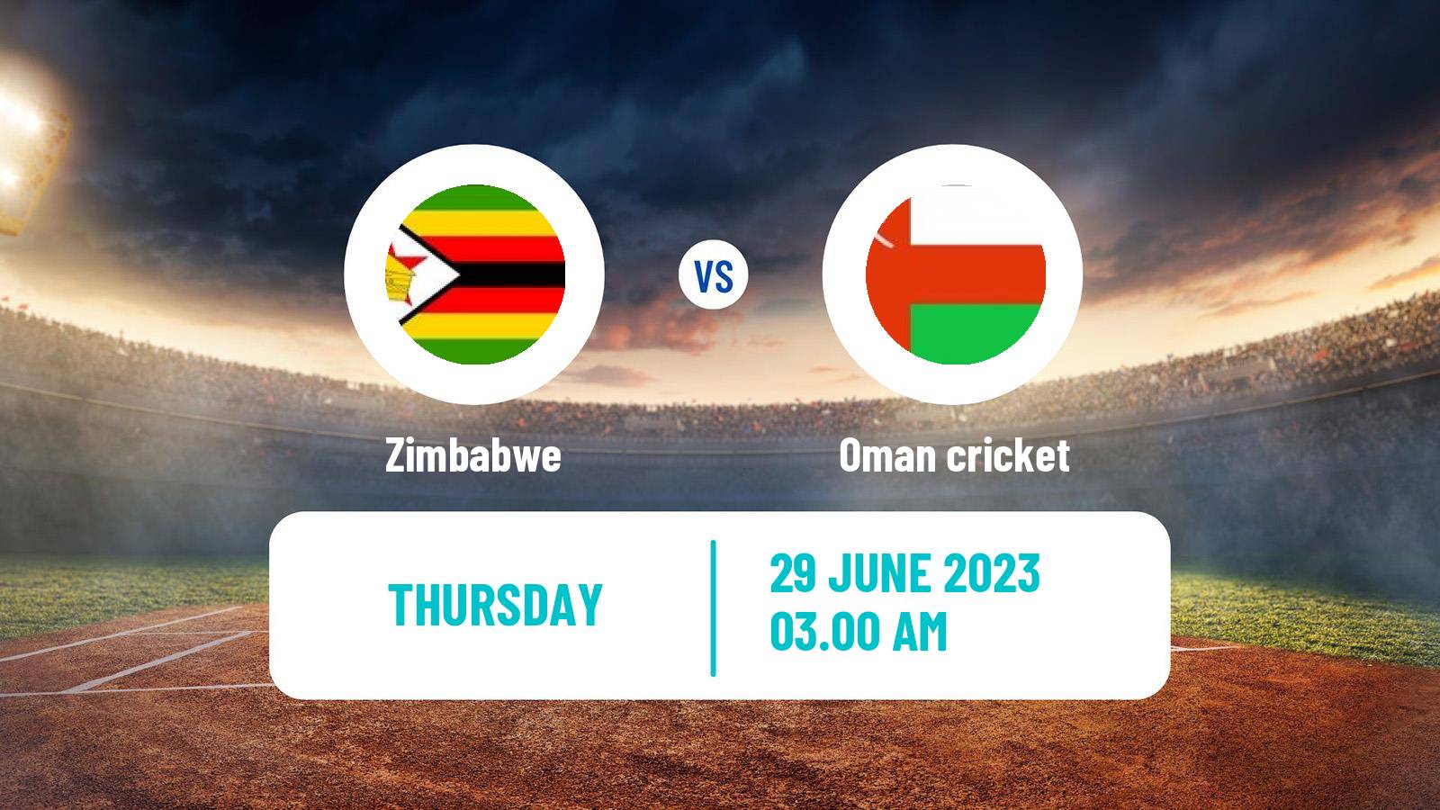 Cricket ICC World Cup Zimbabwe - Oman